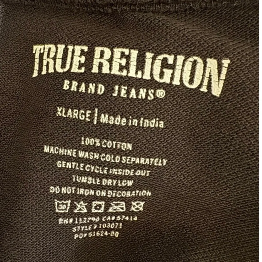 True Religion Men‎ Black Red Logo Short Sleeve Polo Shirt Size XL